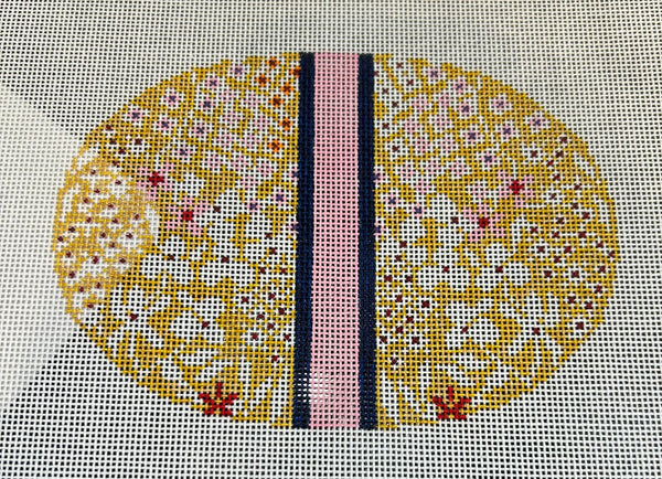 Golden Hour Flower Oval Insert