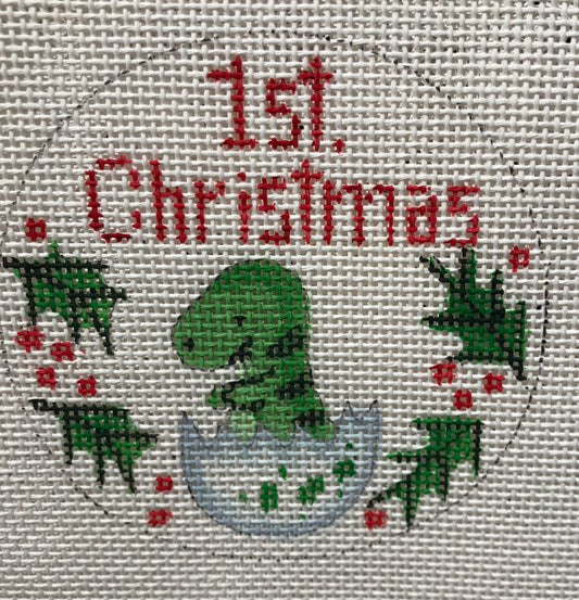 1st Christmas Dinosaur Egg