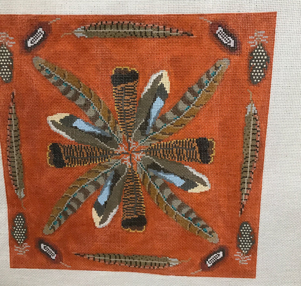 Game Bird Feathers Pillow