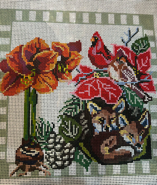 Winter Flower Pillow