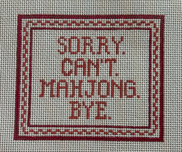 Sorry.Can't.Mahjong.Bye