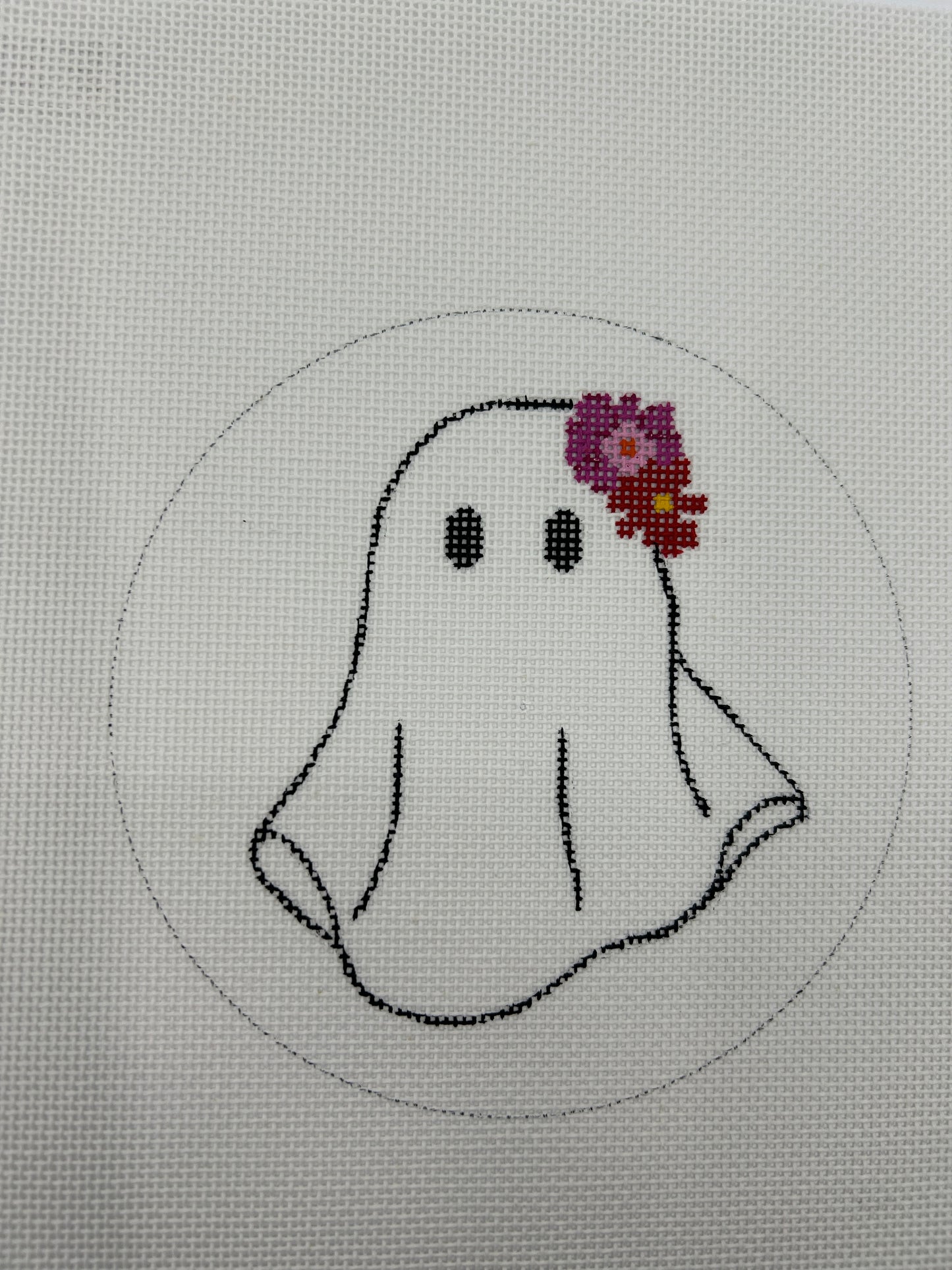 Ghost Flowers in Hair
