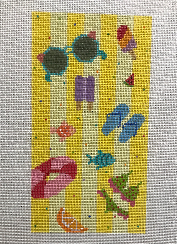 At the Beach eyeglass case