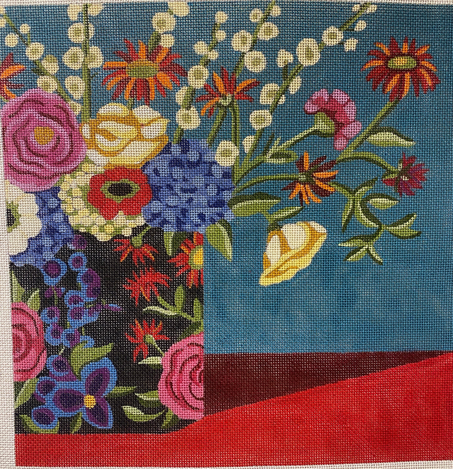 Flowers in Floral Vase