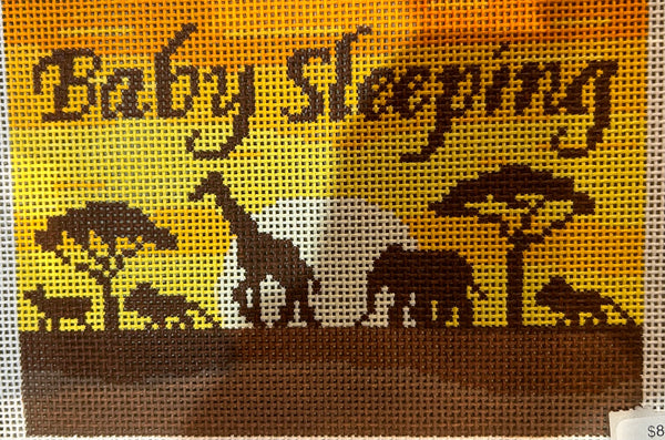 African Savannah Baby Sleeping