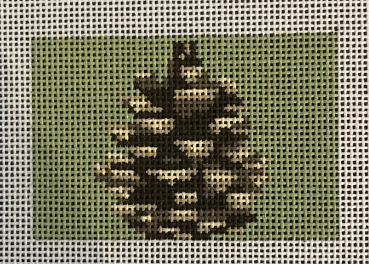 Pinecone Luggage Tag