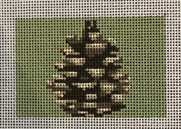 Pinecone Luggage Tag