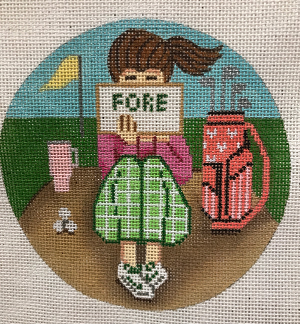 Golf Stitching Girl