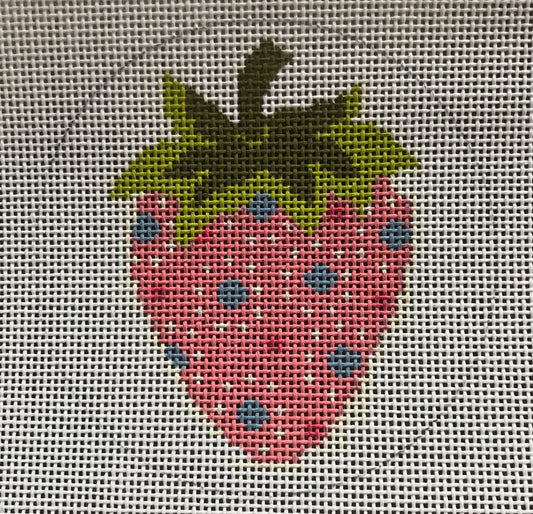 Strawberry with Blue Dots