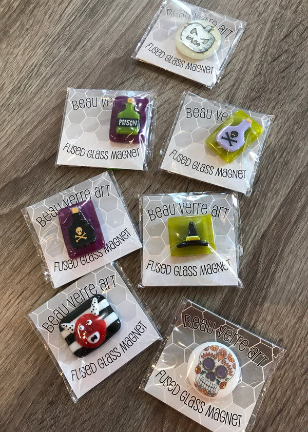 Halloween Fused Glass Needlminder