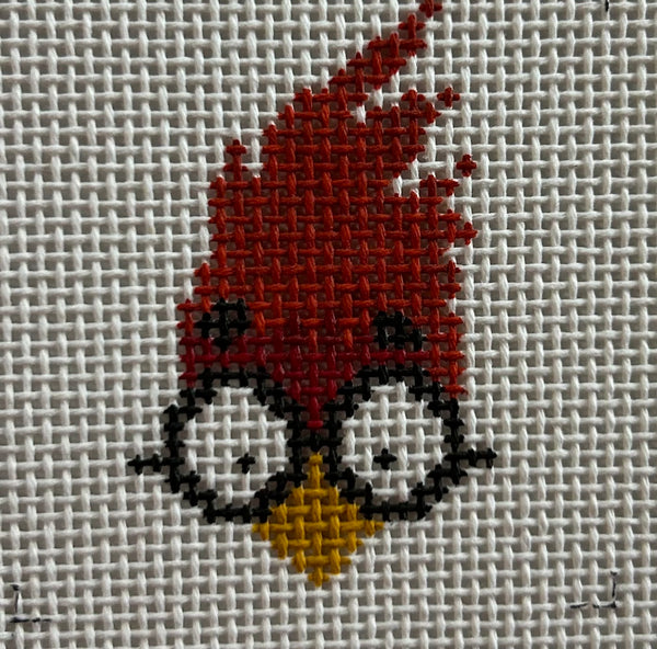 Big Red Bird Bag Charm