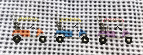 Three Golf Carts