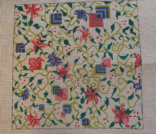 Gartin Custom floral white