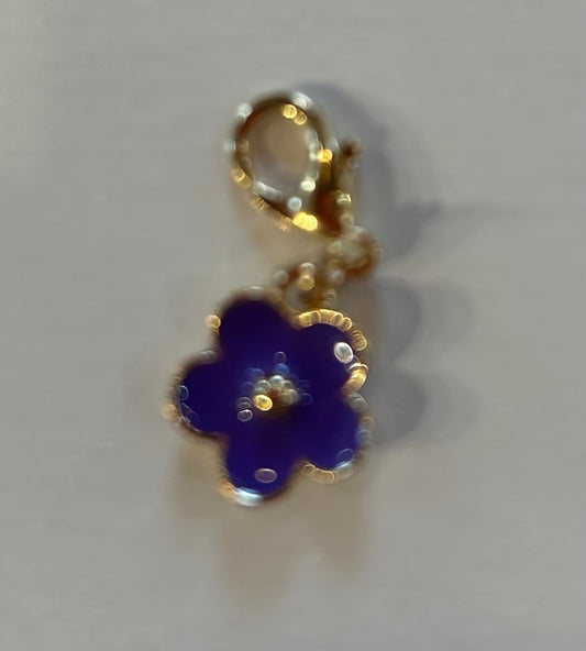 Bougie Charm-Purple Flower