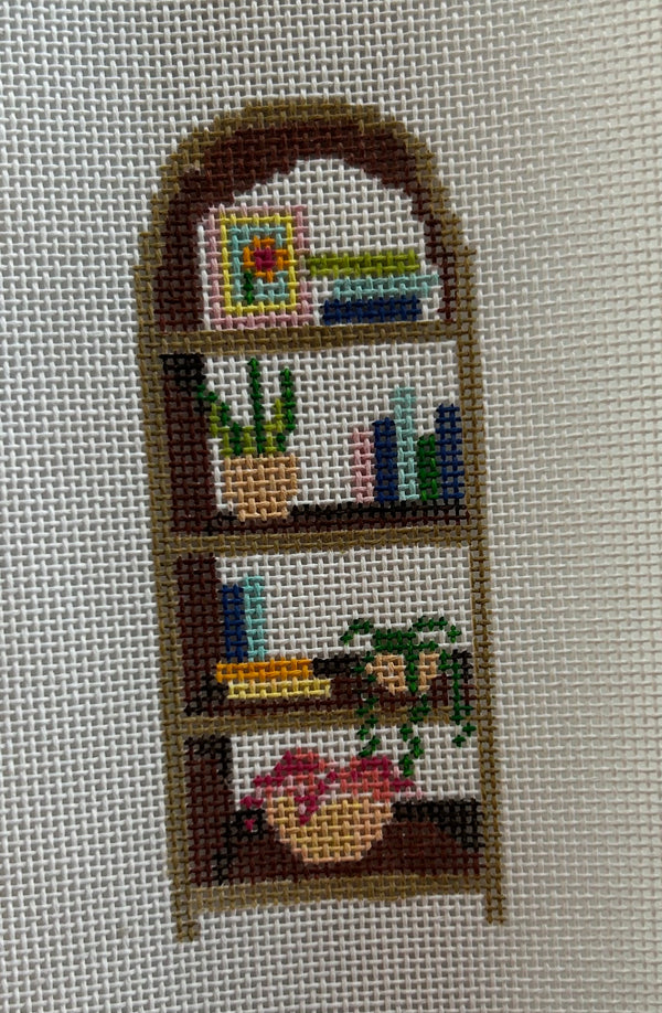 Bookshelves with Plants