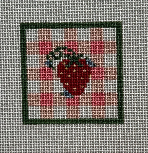 Strawberry & Gingham Mini/Pink