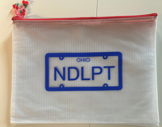NDLPT License Plate Project Bag