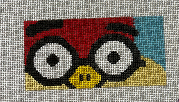 Big Red Bird Eyeglass Case