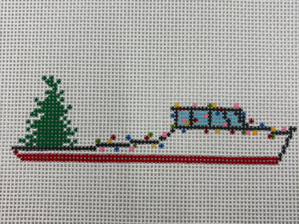 Crab Boat Christmas Tree