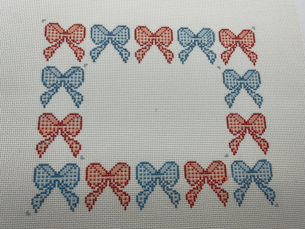 Gingham Bow Frame