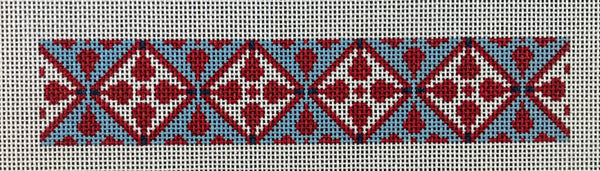 Red,White,Light Blue Fob