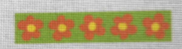 Orange Flower/Lime Green