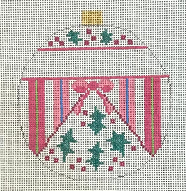 Round Ornament with Bow