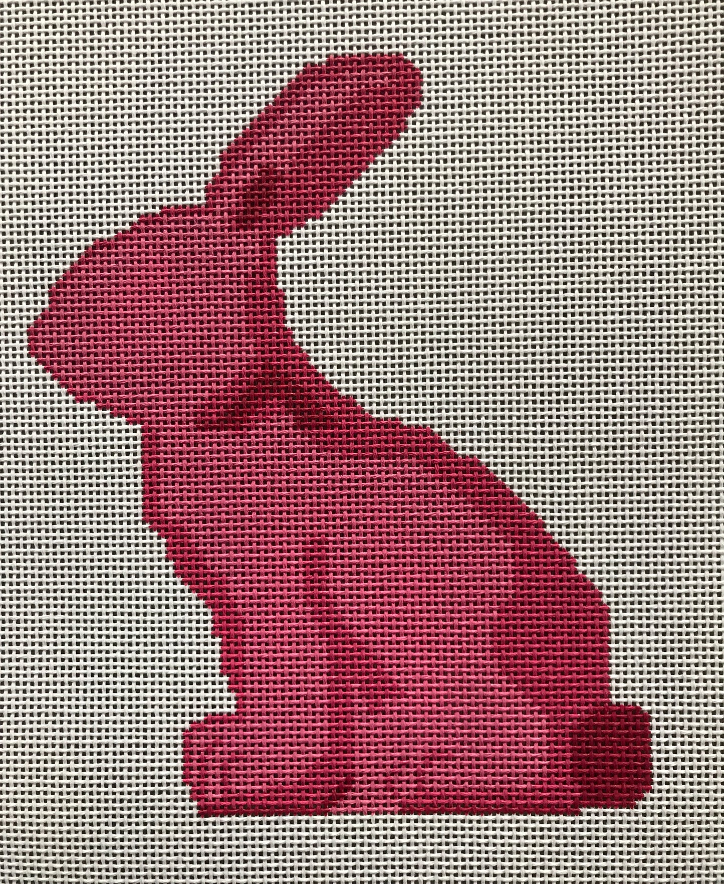 Left Moss Pink Bunny