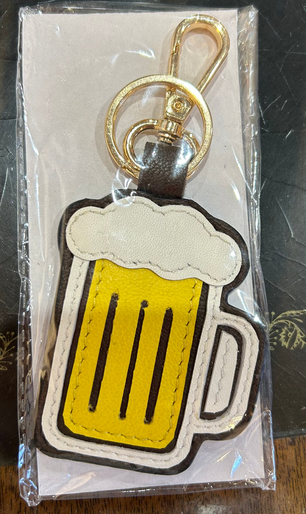 Leather Key Fob Beer Mug