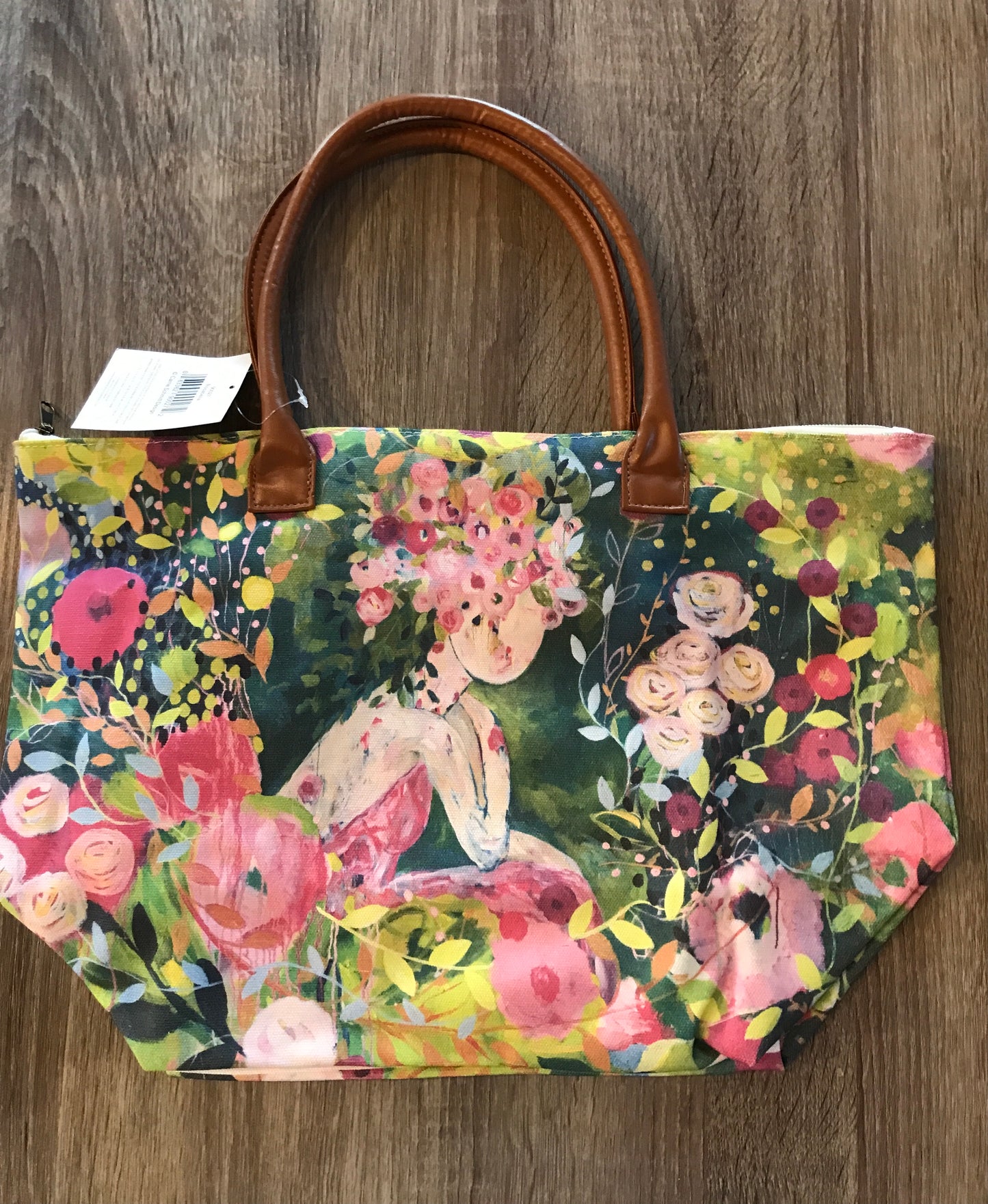 Canvas Tote Bag- Rosabella