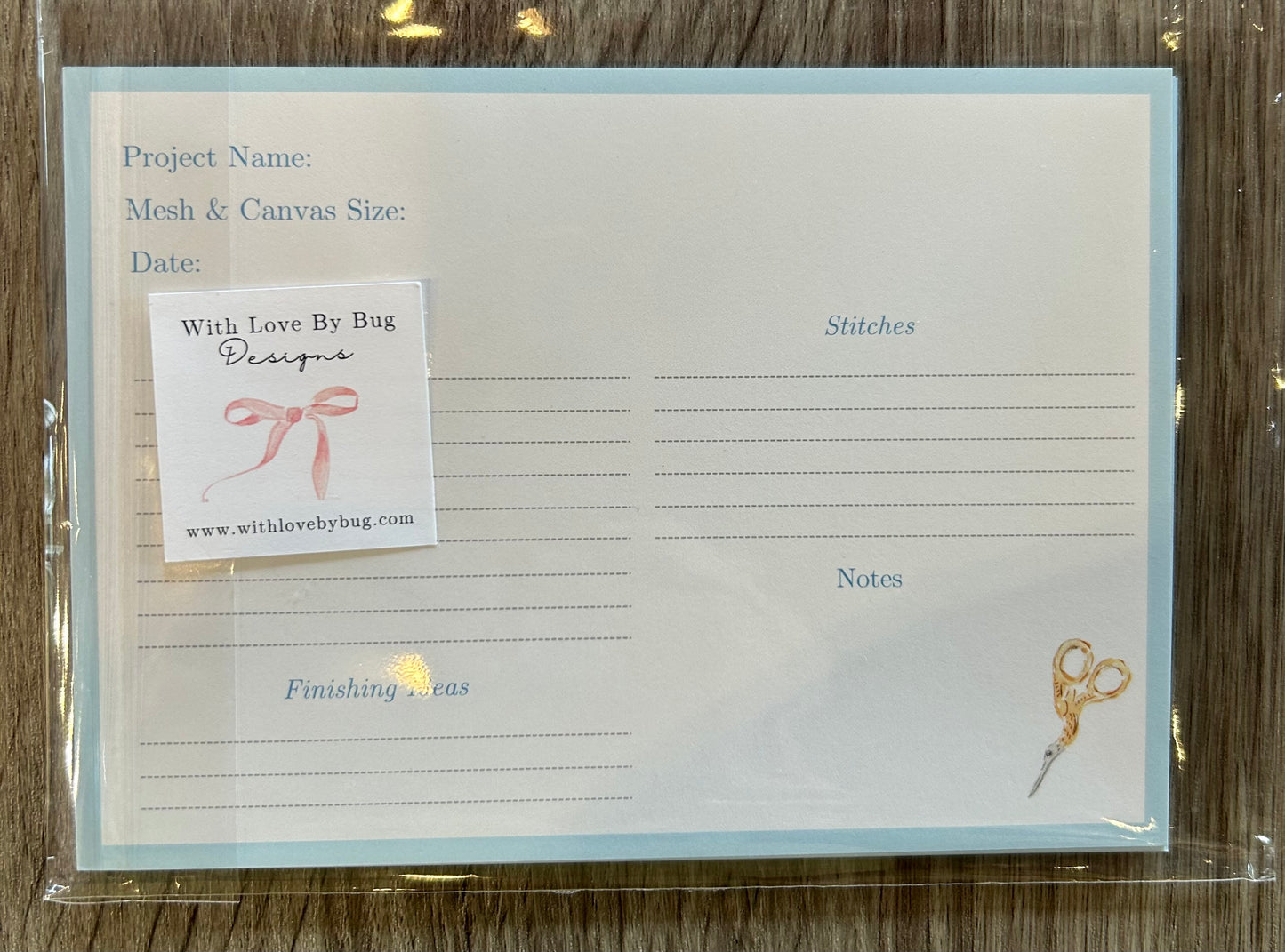 Flat Cards:Blue Hydrangeas