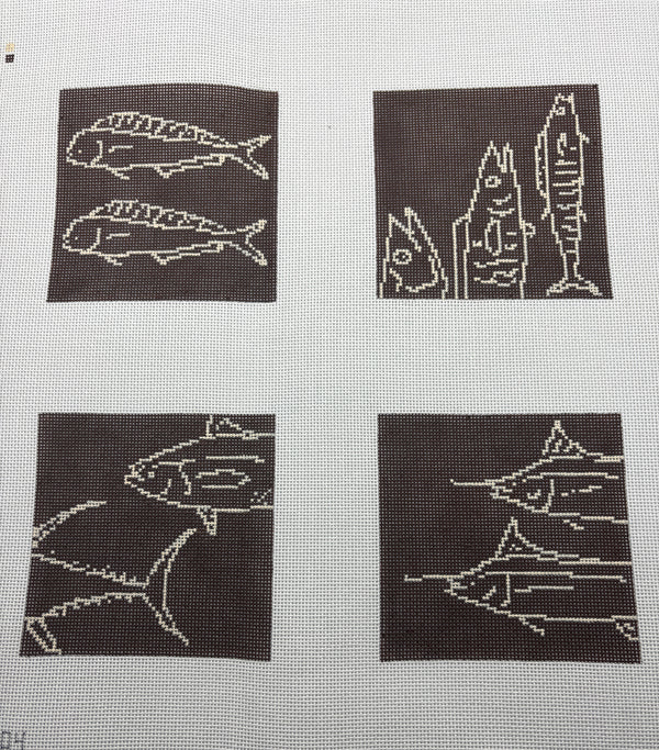 Hawaiian Fish Coasters