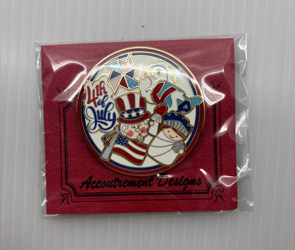 Patriotic Cookie Plate Needleminder