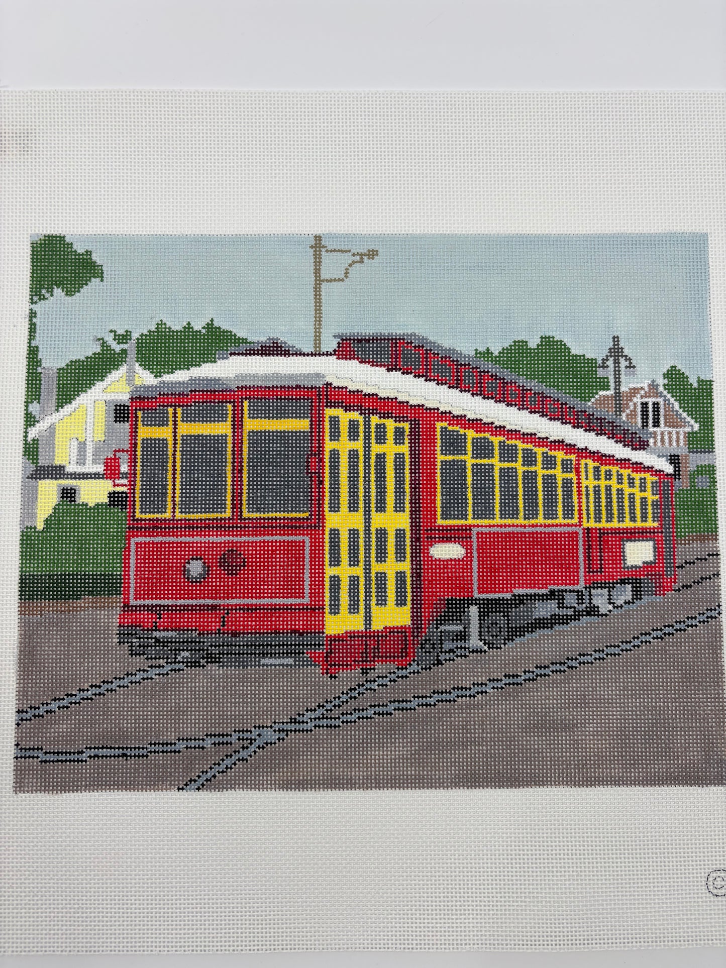 Vintage Train Trolley