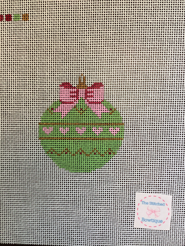 Green Round Ornament