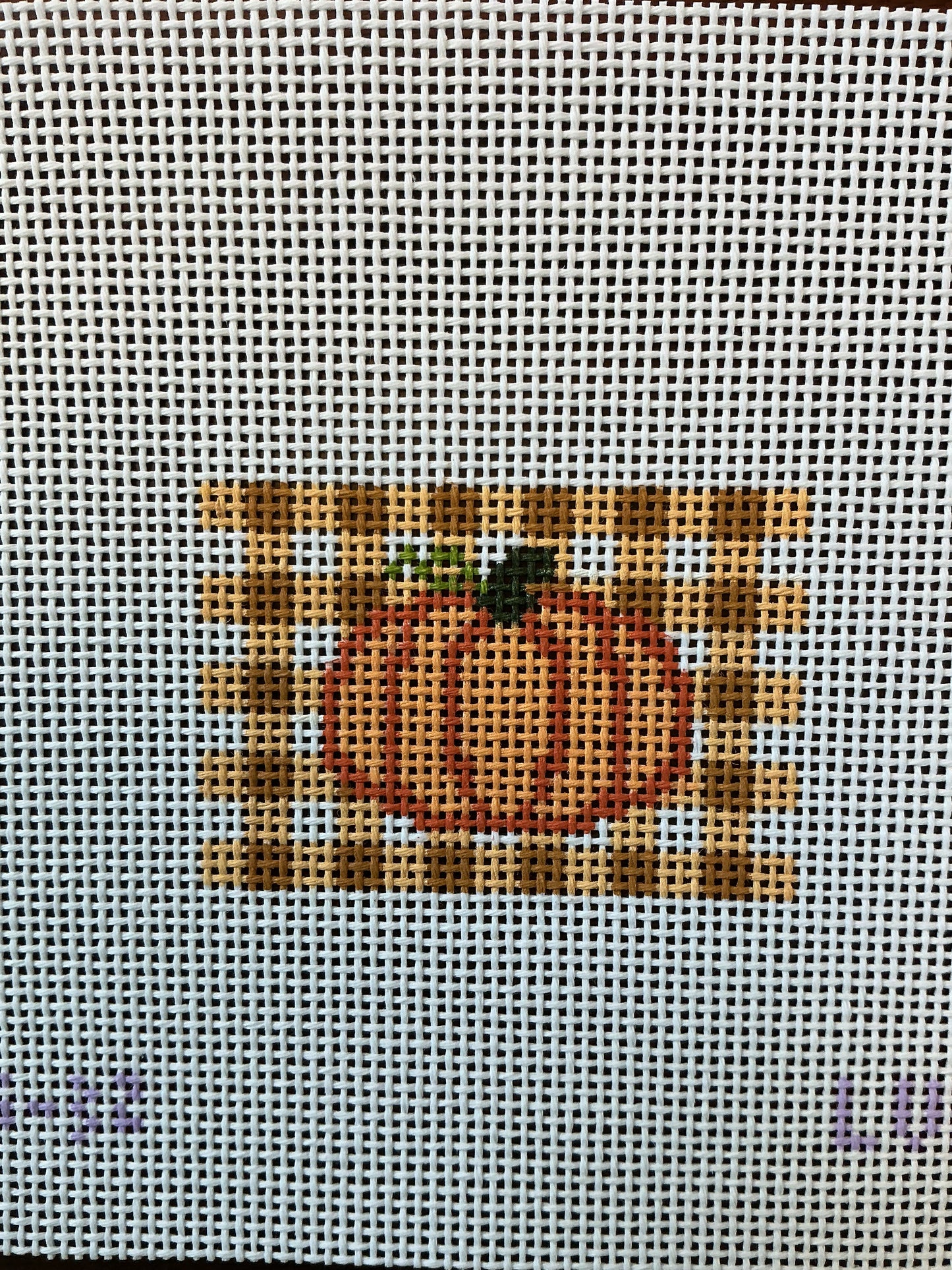 Gingham Pumpkin