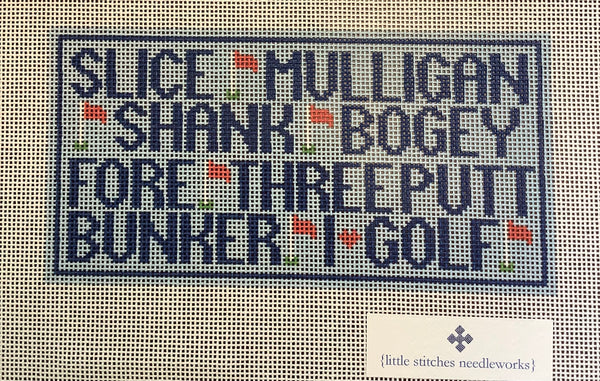 Golf Terms - Blue