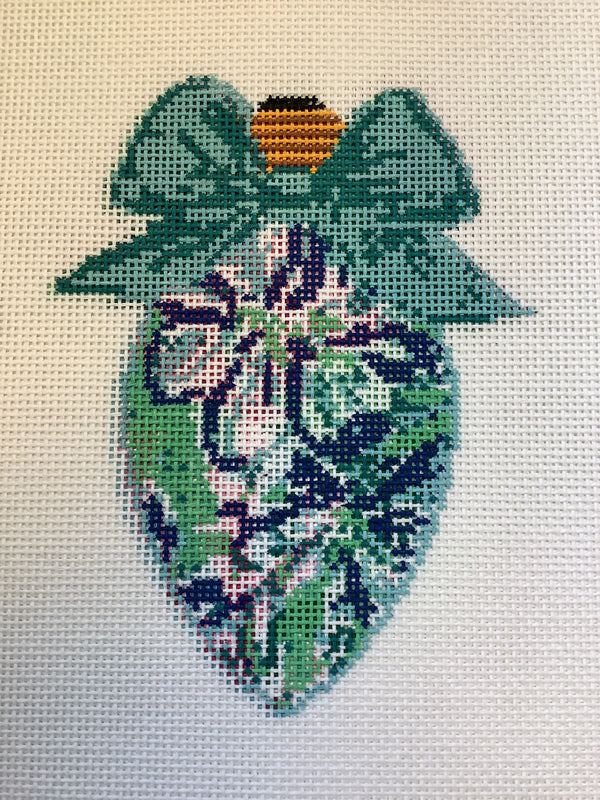 Bow Bulb Blue Floral