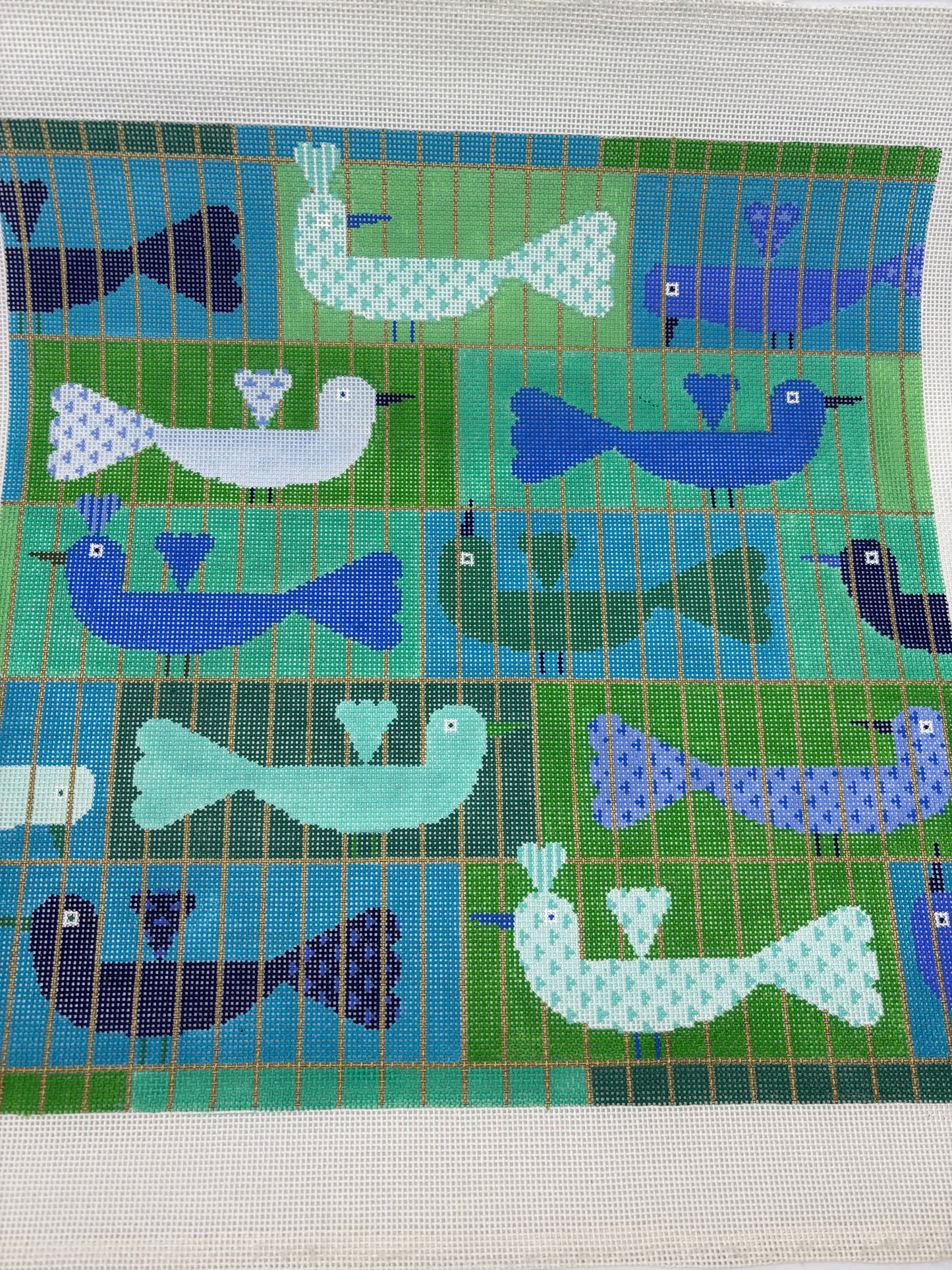 Lovebirds Pair - Blue