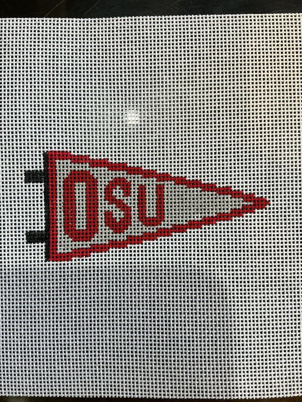 OSU Pennant w/Red Border