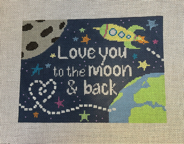 Moon and Back Pillow