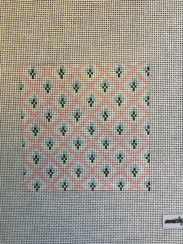 Estate Collection - Pink Trellis Coaster