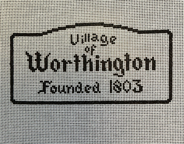 Village of Worthington Sign