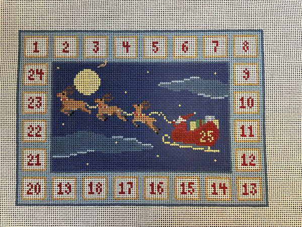 Santa and Reindeer Advent Calendar - 13 mesh