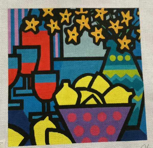 Wine, Lemon and Flowers