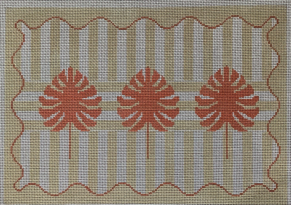 Palm Tray - Peach/Tan