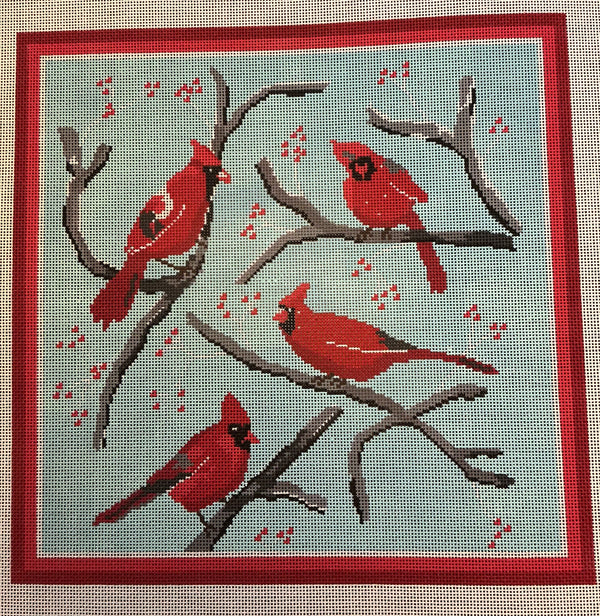 Winter Cardinals