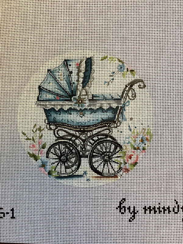 Baby Carriage 1 - Blue