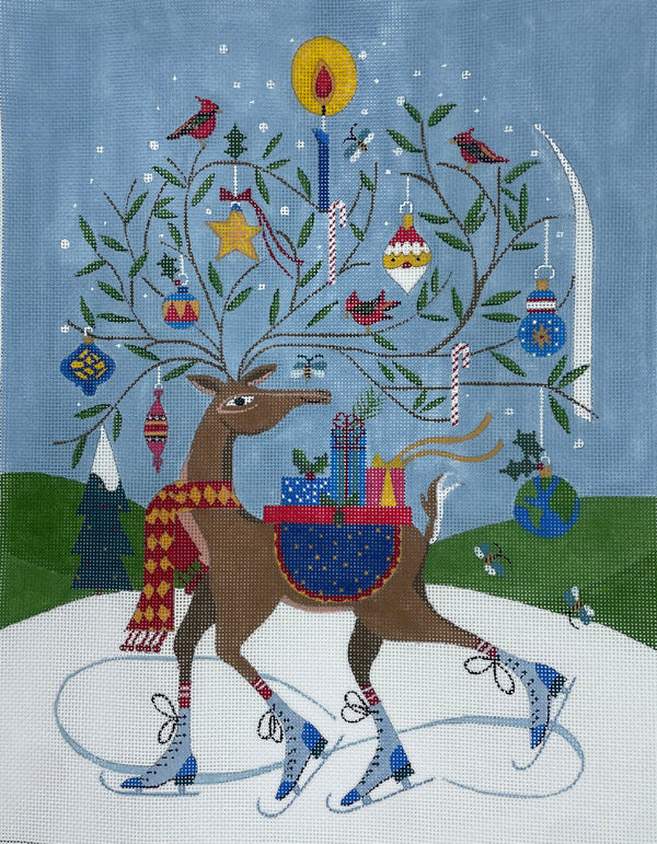 Skating Reindeer