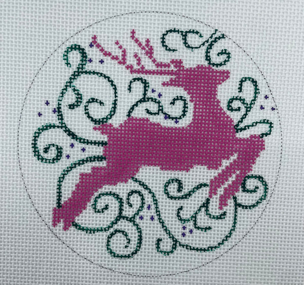 Jeweled Reindeer Ornament